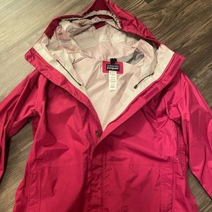 Patagonia Pink Rain Jacket/Coat